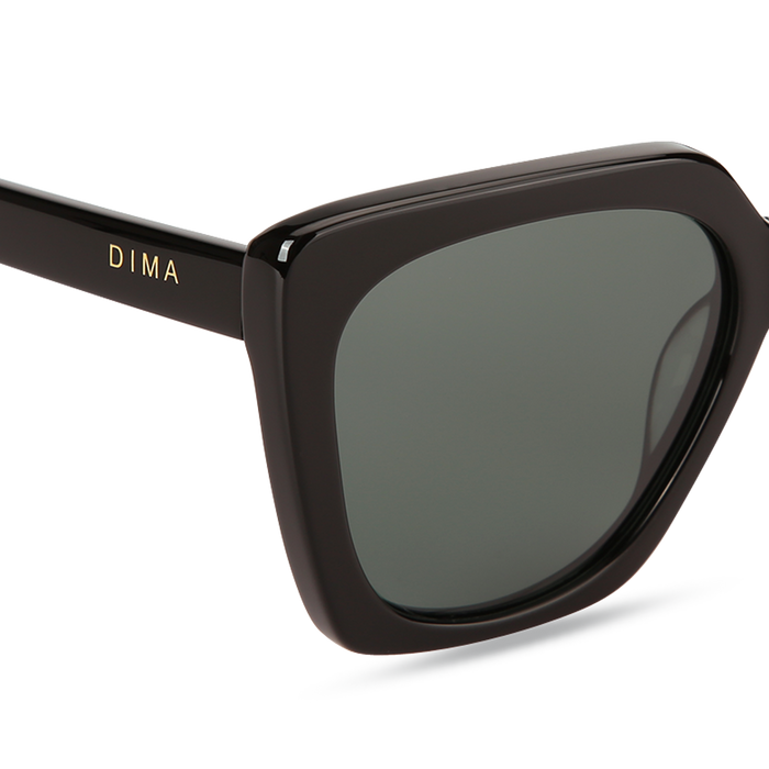 Eydology Gina Black Frame G15 Lens Sunglasses 5