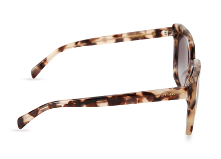 Eydology Gina Cream Tortoise Frame Grey Gradient Lens Sunglasses 3