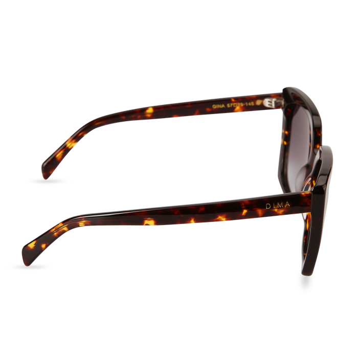 Eydology Gina Dark Tortoise Frame Grey Gradient Lens Sunglasses 3