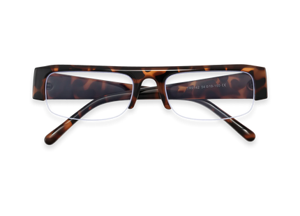 Eydology Giselle Tortoise Rectangle Glasses 1