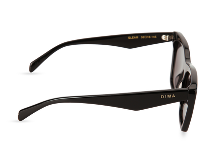 Eydology Gleam Black Frame Grey Lens Sunglasses 3