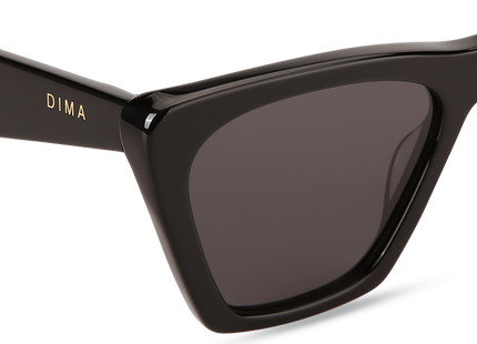 Eydology Gleam Black Frame Grey Lens Sunglasses 4