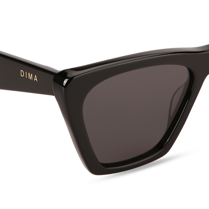 Eydology Gleam Black Frame Grey Lens Sunglasses 4