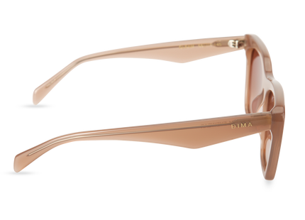 Eydology Gleam Milky Brown Frame Reddish Brown Gradient Lens Sunglasses 3