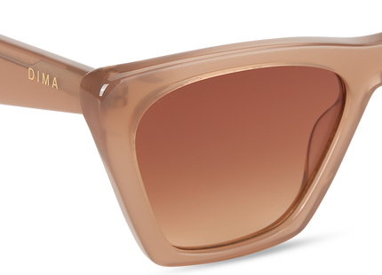 Eydology Gleam Milky Brown Frame Reddish Brown Gradient Lens Sunglasses 4