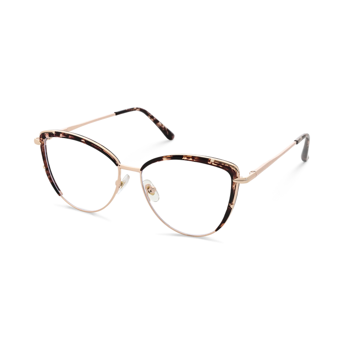 Eydology Gracie Espresso Tortoise Cat Eye Glasses 3
