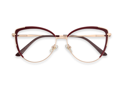 Eydology Gracie Red Cat Eye Glasses 1