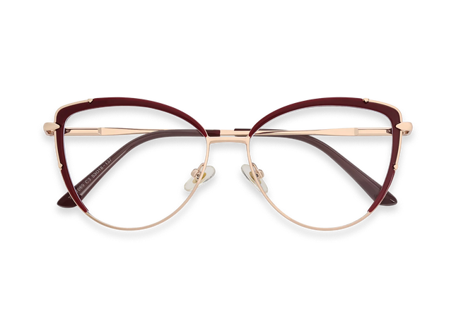 Eydology Gracie Red Cat Eye Glasses 1