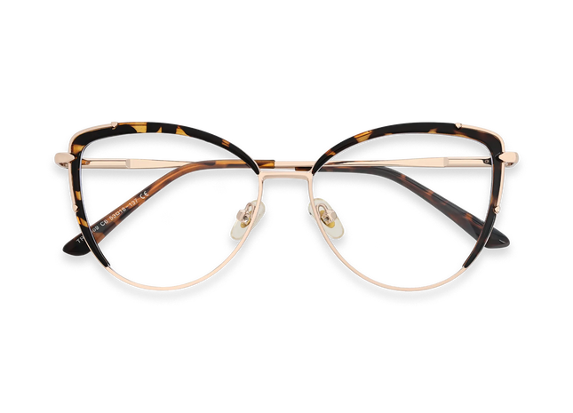 Eydology Gracie Tortoise Cat Eye Glasses 1