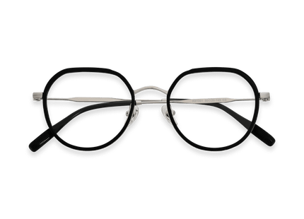 Eydology Graham Black/Silver Glasses 1