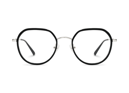Eydology Graham Black/Silver Glasses 2