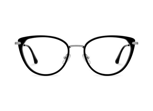 Eydology Greta Black/Light Gun Glasses 2