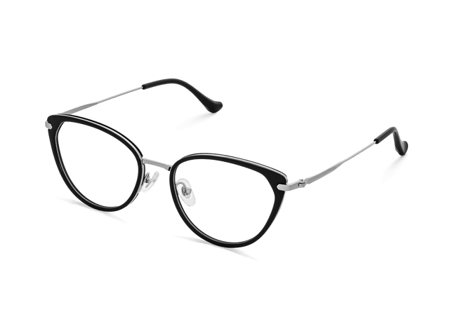 Eydology Greta Black/Light Gun Glasses 3