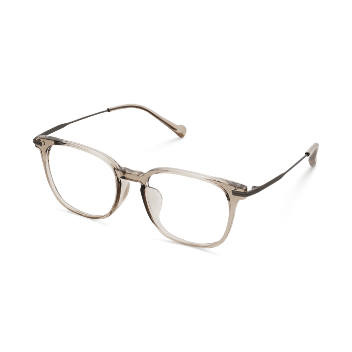 Eydology Gustavo Clear Brown/Gun Glasses 3