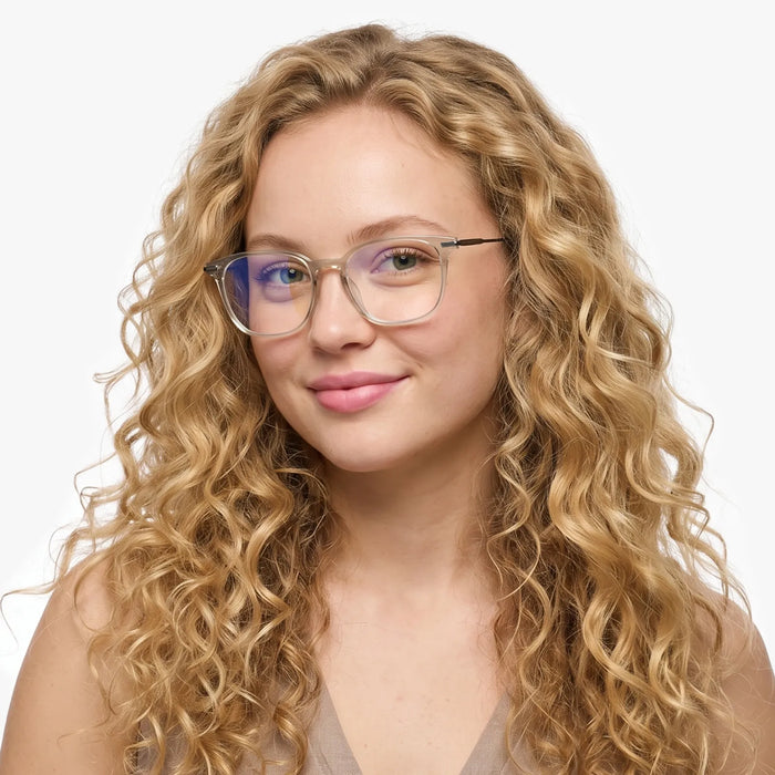 Eydology Gustavo Clear Brown/Gun Glasses 4