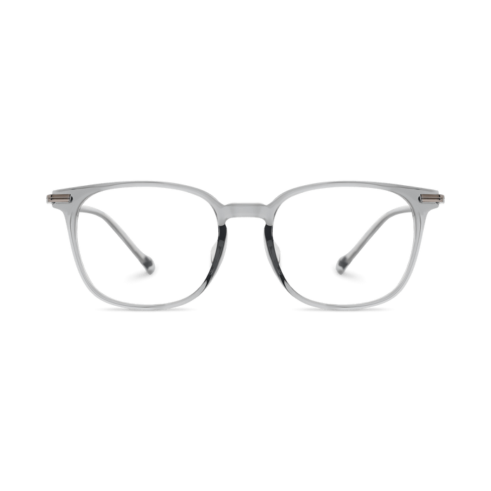 Eydology Gustavo Clear Grey/Light Gun Glasses 2