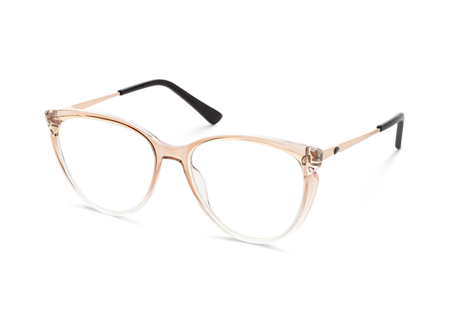 Eydology Hallie Brown Gradient Women's Cat Eye Glasses 3