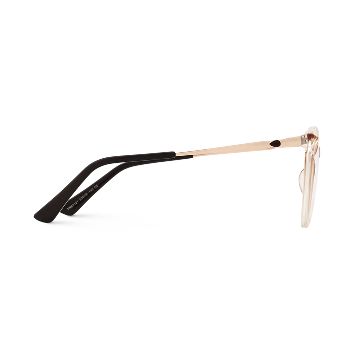 Eydology Hallie Brown Gradient Women's Cat Eye Glasses 4