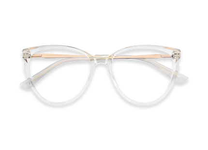 Eydology Hallie Clear Women's Cat Eye Glasses 1