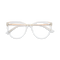 Eydology Hallie Clear Women's Cat Eye Glasses 1
