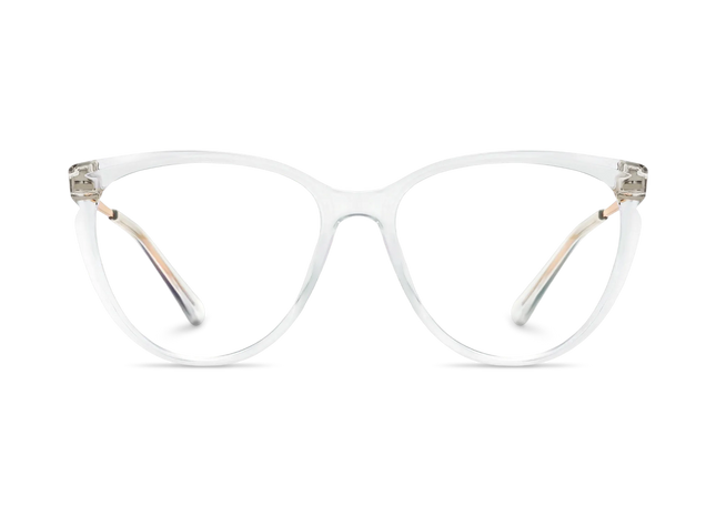 Eydology Hallie Clear Women's Cat Eye Glasses 2