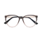 Eydology Hallie Grey to Pink Women's Cat Eye Glasses 1