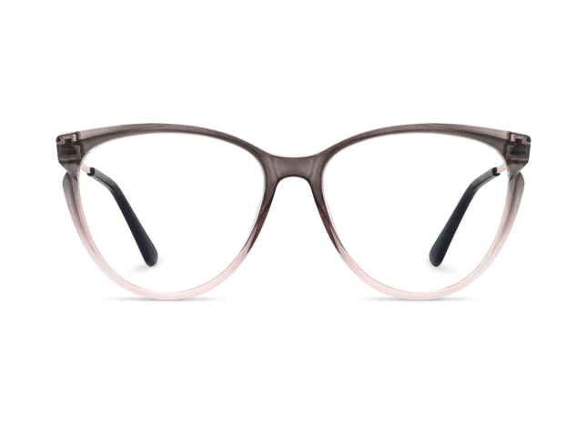Eydology Hallie Grey to Pink Women's Cat Eye Glasses 2