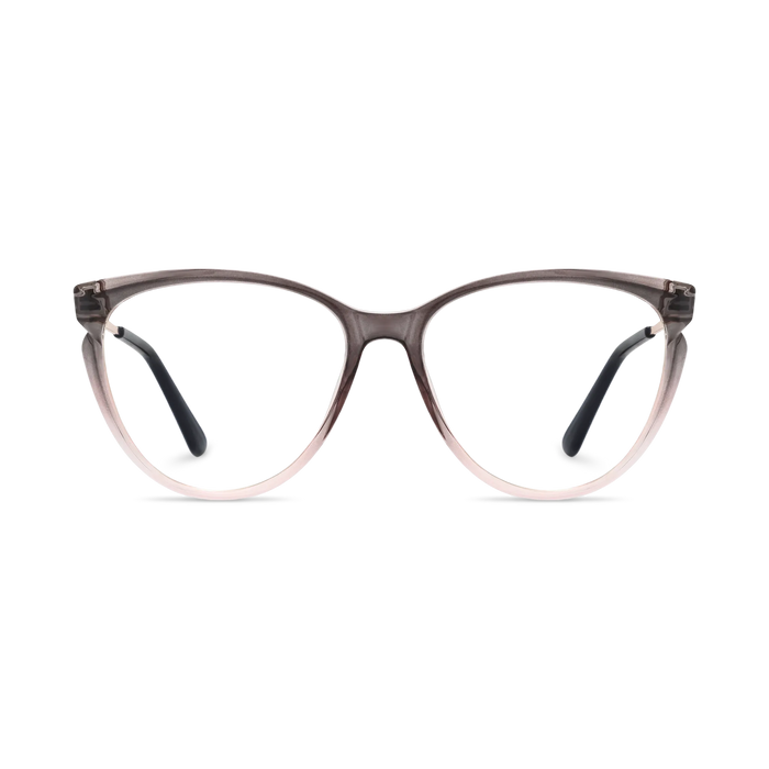 Eydology Hallie Grey to Pink Women's Cat Eye Glasses 2