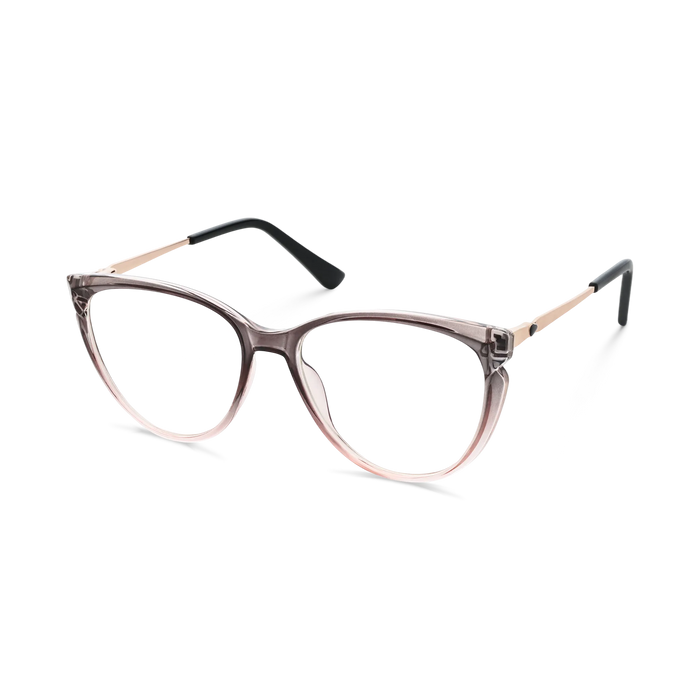 Eydology Hallie Grey to Pink Women's Cat Eye Glasses 3