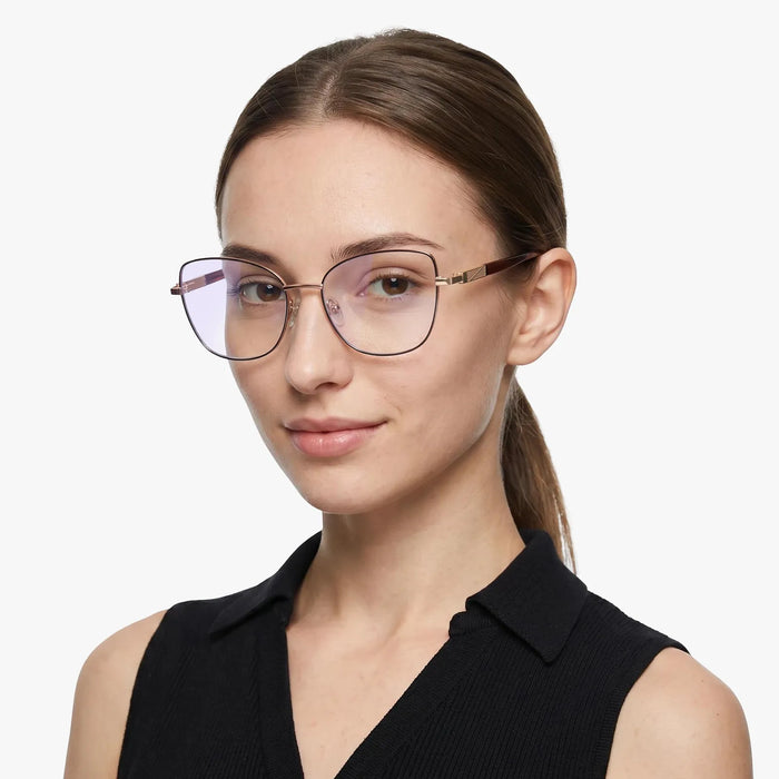 Eydology Harmoni Chocolate/Crystal Brown Glasses 3