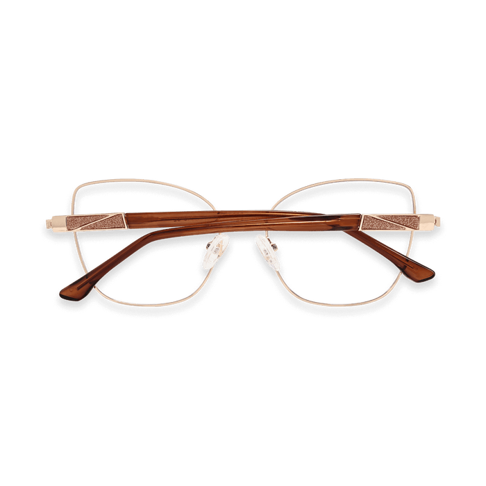 Eydology Harmoni Chocolate/Crystal Brown Glasses 4