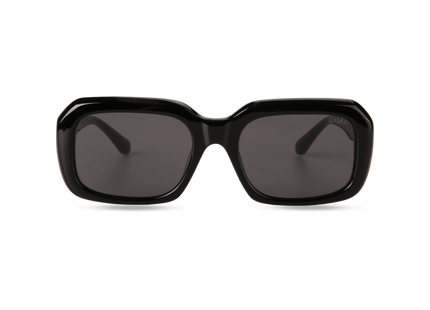 Eydology Harper Black Frame Grey Lens Glasses 1