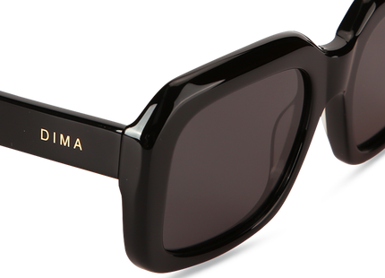 Eydology Harper Black Frame Grey Lens Glasses 4