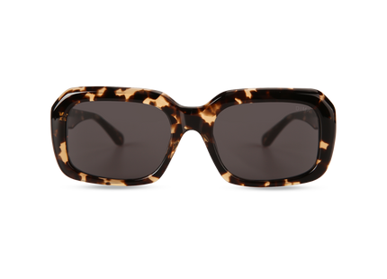 Eydology Harper Blonde Tortoise Frame Grey Lens Glasses 1