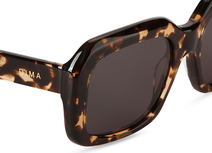 Eydology Harper Blonde Tortoise Frame Grey Lens Glasses 4