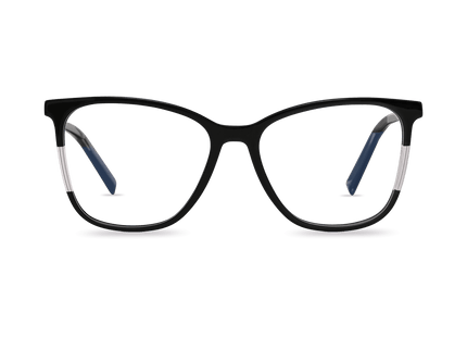 Eydology Haylee Black Demi Glasses 1