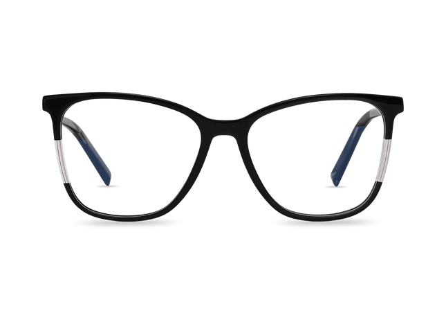 Eydology Haylee Black Demi Glasses 1