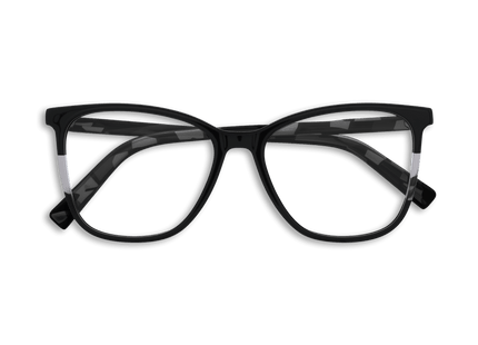 Eydology Haylee Black Demi Glasses 3