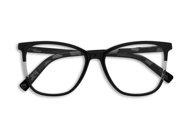 Eydology Haylee Black Demi Glasses 3