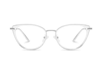 Eydology Irene Clear/Silver Glasses 2