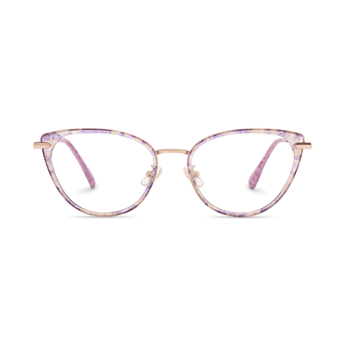 Eydology Irene Pink Pearl/Rose Gold Glasses 2