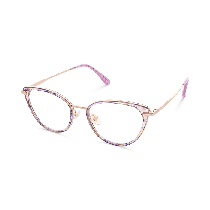 Eydology Irene Pink Pearl/Rose Gold Glasses 3