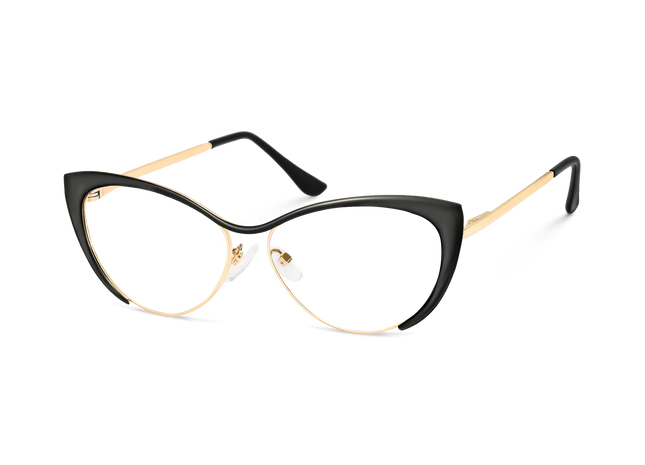Eydology Jamie Black Cat Eye Glasses 2