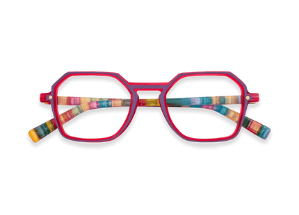 Eydology Jaxen Pearlescent Red Glasses 1