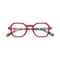 Eydology Jaxen Pearlescent Red Glasses 1