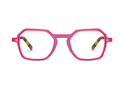 Eydology Jaxen Pearlescent Red Glasses 2