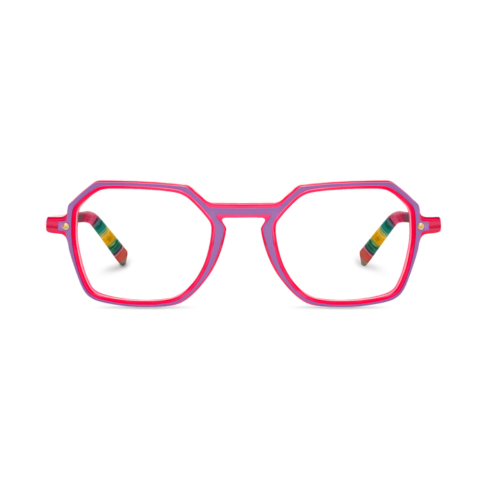 Eydology Jaxen Pearlescent Red Glasses 2