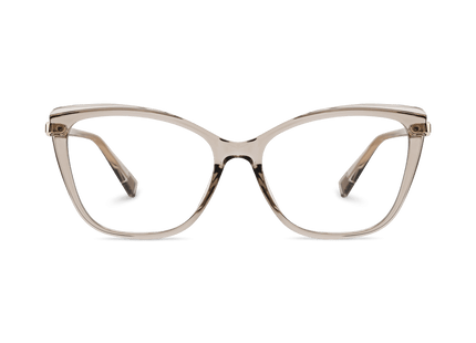 Eydology Jaziel Crystal Light Brown Glasses 2