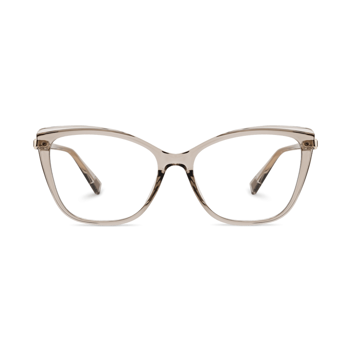 Eydology Jaziel Crystal Light Brown Glasses 2