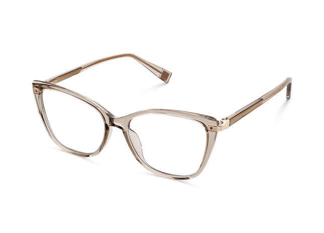 Eydology Jaziel Crystal Light Brown Glasses 5